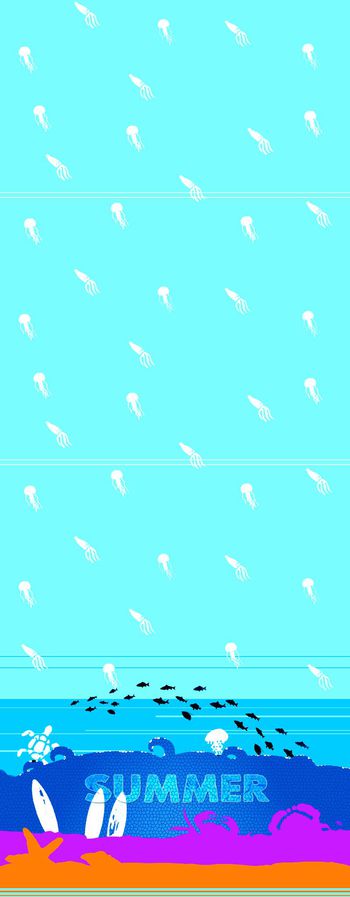 热带风情印花华亿平台图片