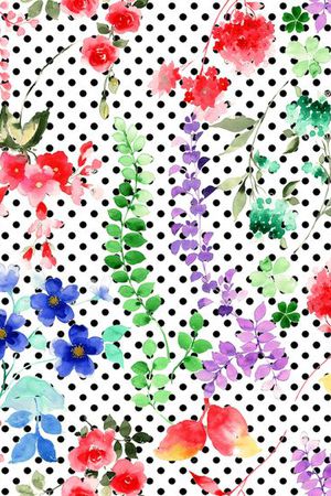 手绘插画印花华亿平台图片