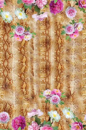 蛇纹印花华亿平台图片