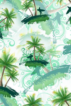 椰树印花华亿平台图片