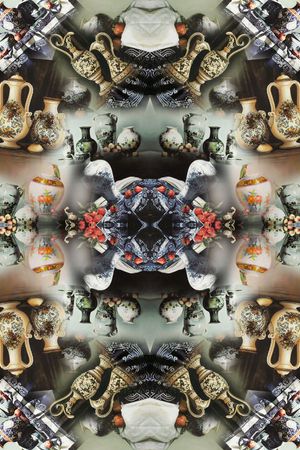 对称数码印花华亿平台图片