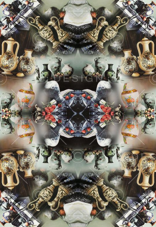 对称数码印花华亿平台图片