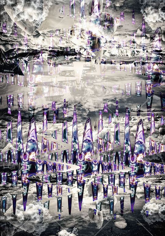 时尚抽象印花华亿平台图片