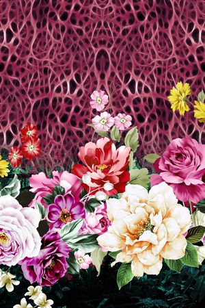 抽象印花华亿平台图片