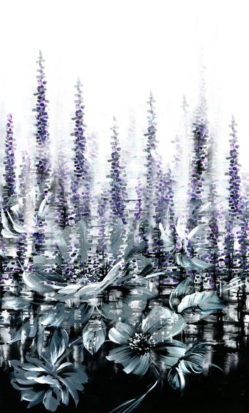 416739-大牌时尚手绘定位大花渐变碎花