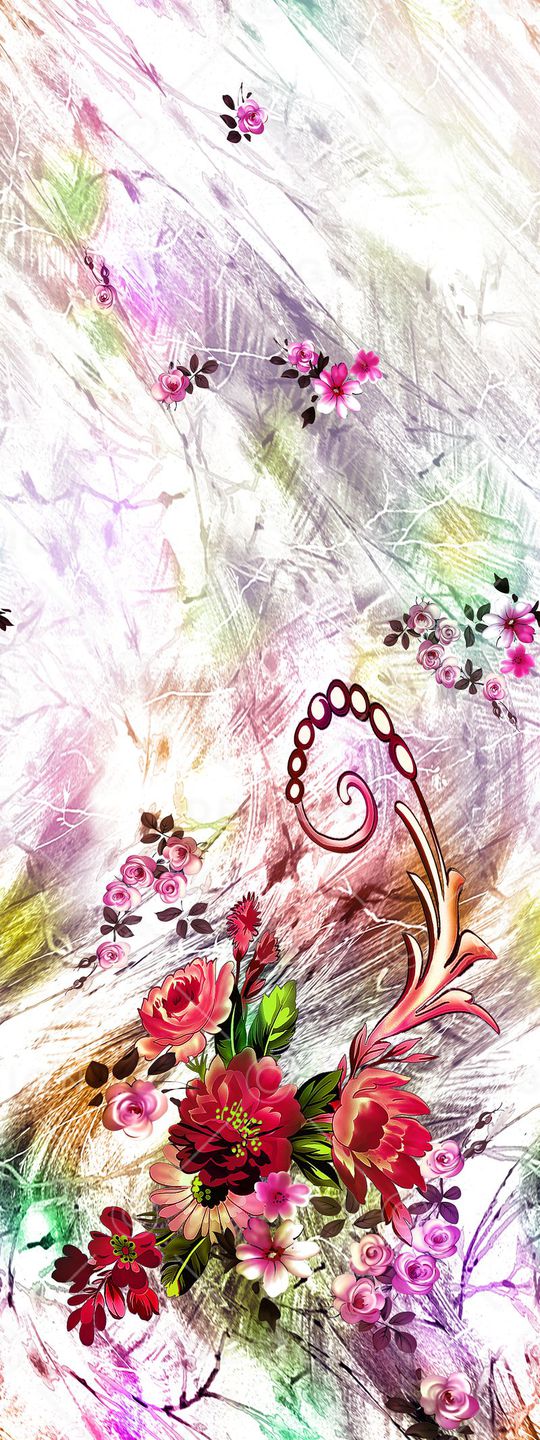 抽象印花华亿平台图片