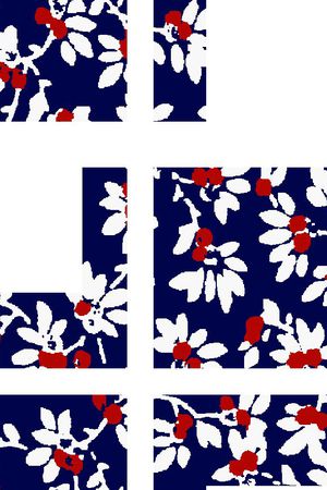 碎花印花华亿平台图片