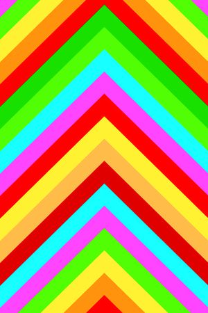 彩虹斜条无限循环印花华亿平台图片