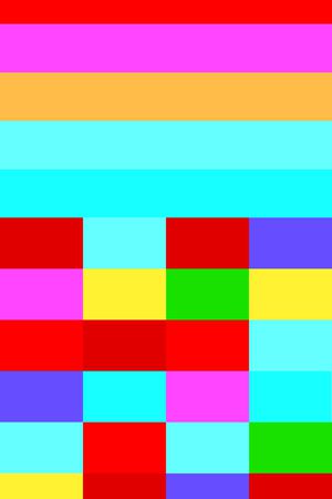 彩块无限循环印花华亿平台图片