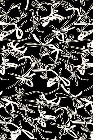 蝴蝶结印花华亿平台图片