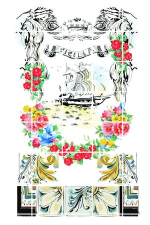 花船OK.印花华亿平台图片