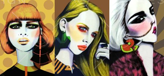 三大美女印花华亿平台图片