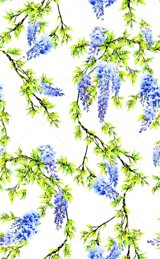 紫藤花印花华亿平台图片