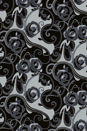 黑白调印花华亿平台图片