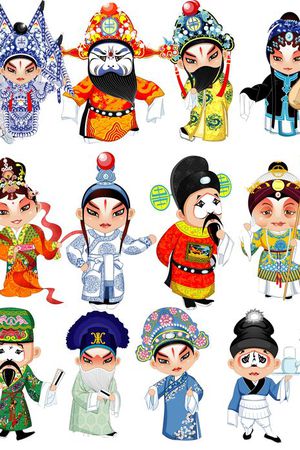 京剧印花华亿平台图片