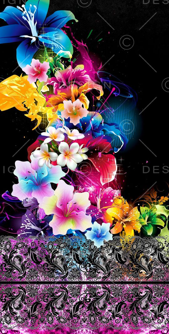 抽象印花华亿平台图片