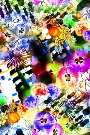 时尚印花华亿平台图片