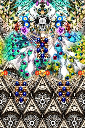 时尚印花华亿平台图片