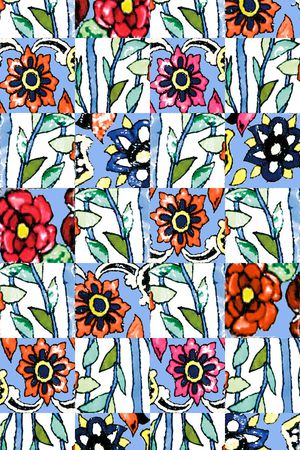 格子印花华亿平台图片