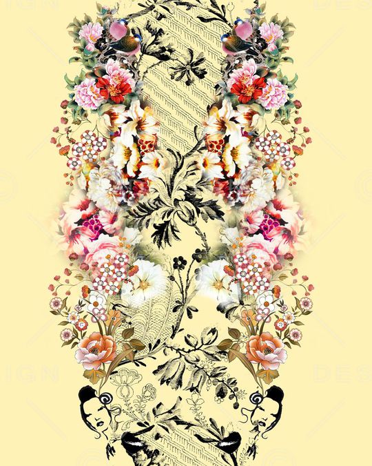 抽象印花华亿平台图片