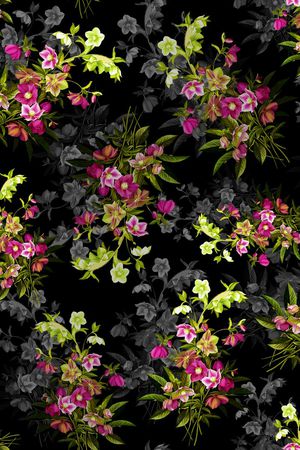 深色底纹印花华亿平台图片