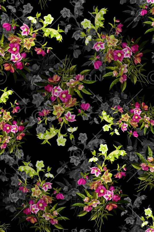 深色底纹印花华亿平台图片