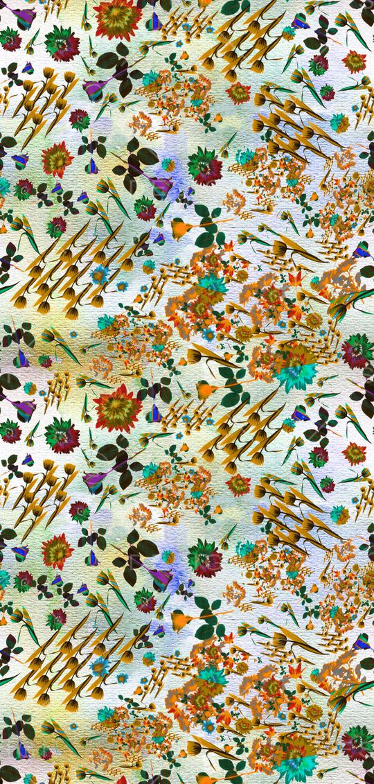 优雅清新印花华亿平台图片