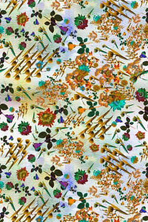 优雅清新印花华亿平台图片