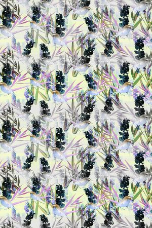 水墨风格印花华亿平台图片