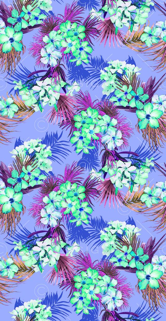 优雅清新印花华亿平台图片