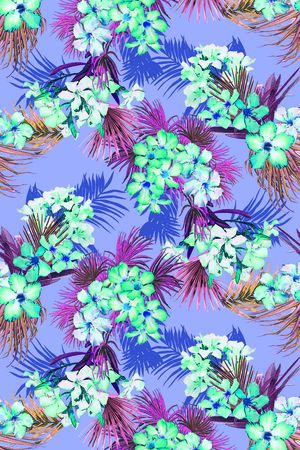 优雅清新印花华亿平台图片