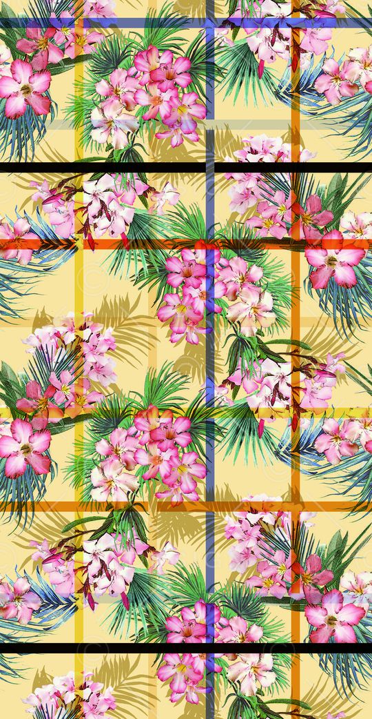 优雅清新印花华亿平台图片