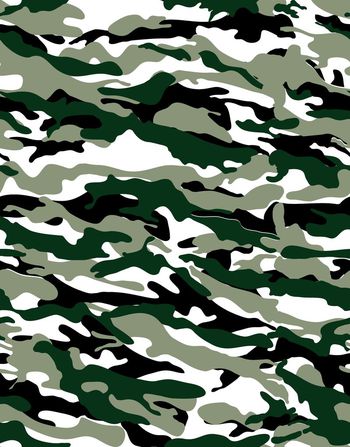 417207-男装迷彩手绘印花