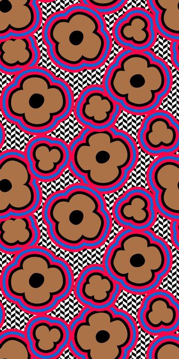 417243-四叶花朵图案