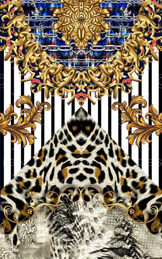 豹纹印花华亿平台图片