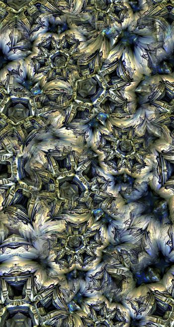 417288-抽象 数码 服装 3d 金属 立体