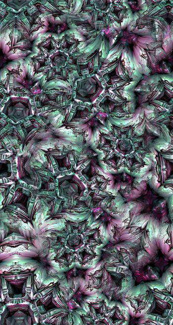 417297-抽象 数码 服装 3d 金属 立体