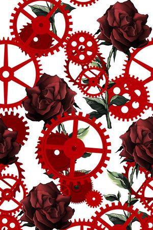 齿轮印花华亿平台图片