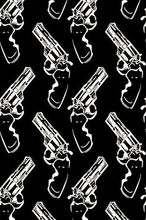 手枪.印花华亿平台图片