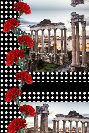 定位风景花卉印花华亿平台图片