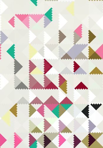 417432-时尚春夏几何三角几何阶梯组合男装花