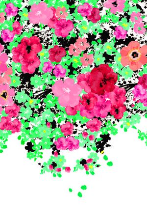 花群：短款连衣裙印花华亿平台图片