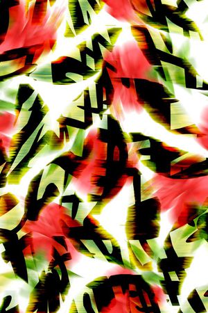 抽象印花华亿平台图片