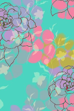 抽象印花华亿平台图片