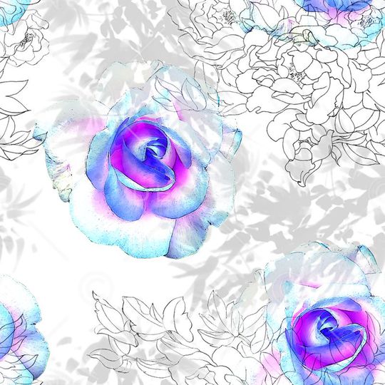 抽象印花华亿平台图片