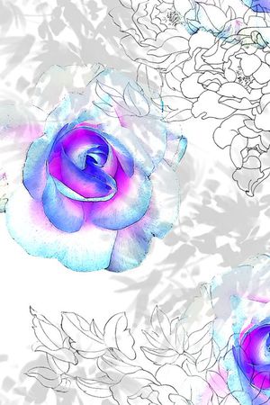 抽象印花华亿平台图片