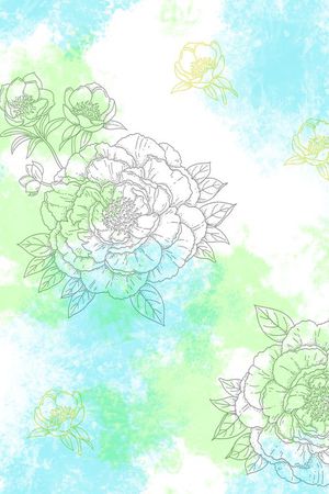 花瓣印花华亿平台图片