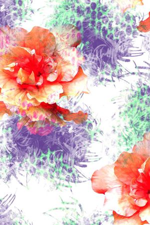 花瓣印花华亿平台图片