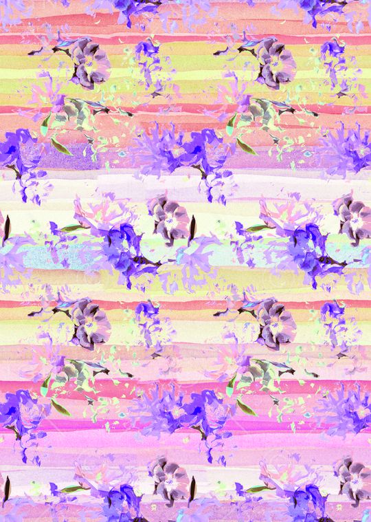 优雅清新印花华亿平台图片