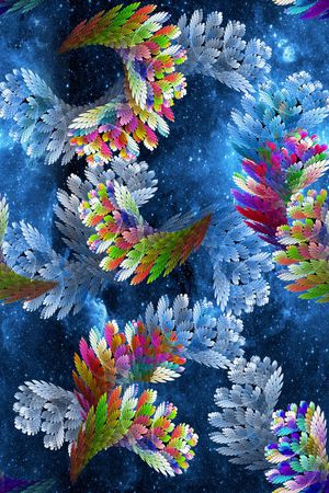 抽象印花华亿平台图片